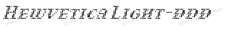 Hewvetica Light字体转换 Hewvetica Light字体转换